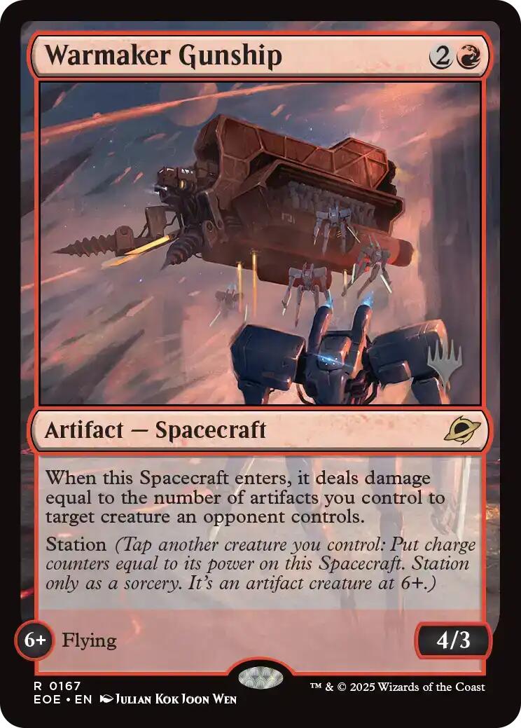 Warmaker Gunship [Edge of Eternities Promo Pack] | Eastridge Sports Cards & Games
