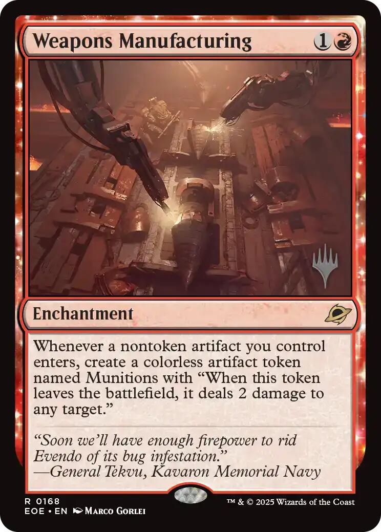 Weapons Manufacturing [Edge of Eternities Promo Pack] | Eastridge Sports Cards & Games