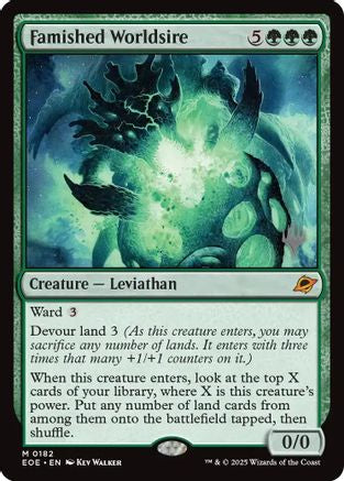 Famished Worldsire [Edge of Eternities Promo Pack] | Eastridge Sports Cards & Games