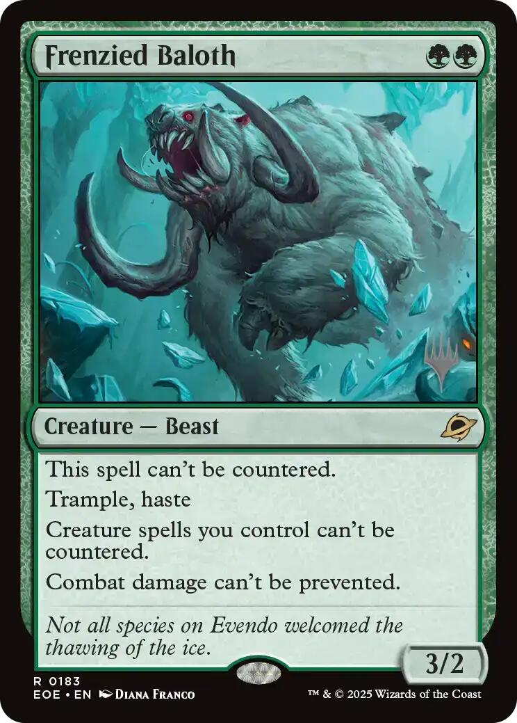 Frenzied Baloth [Edge of Eternities Promo Pack] | Eastridge Sports Cards & Games