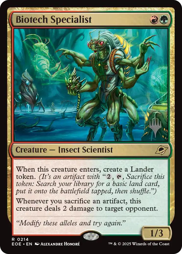 Biotech Specialist [Edge of Eternities Promo Pack] | Eastridge Sports Cards & Games