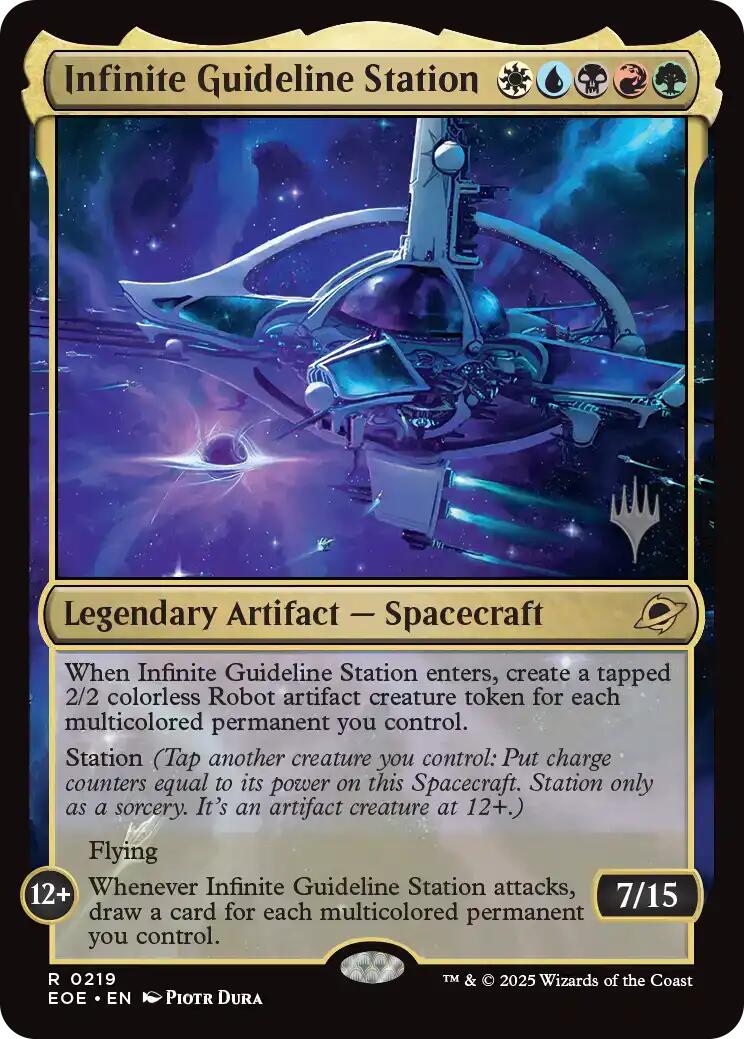 Infinite Guideline Station [Edge of Eternities Promo Pack] | Eastridge Sports Cards & Games