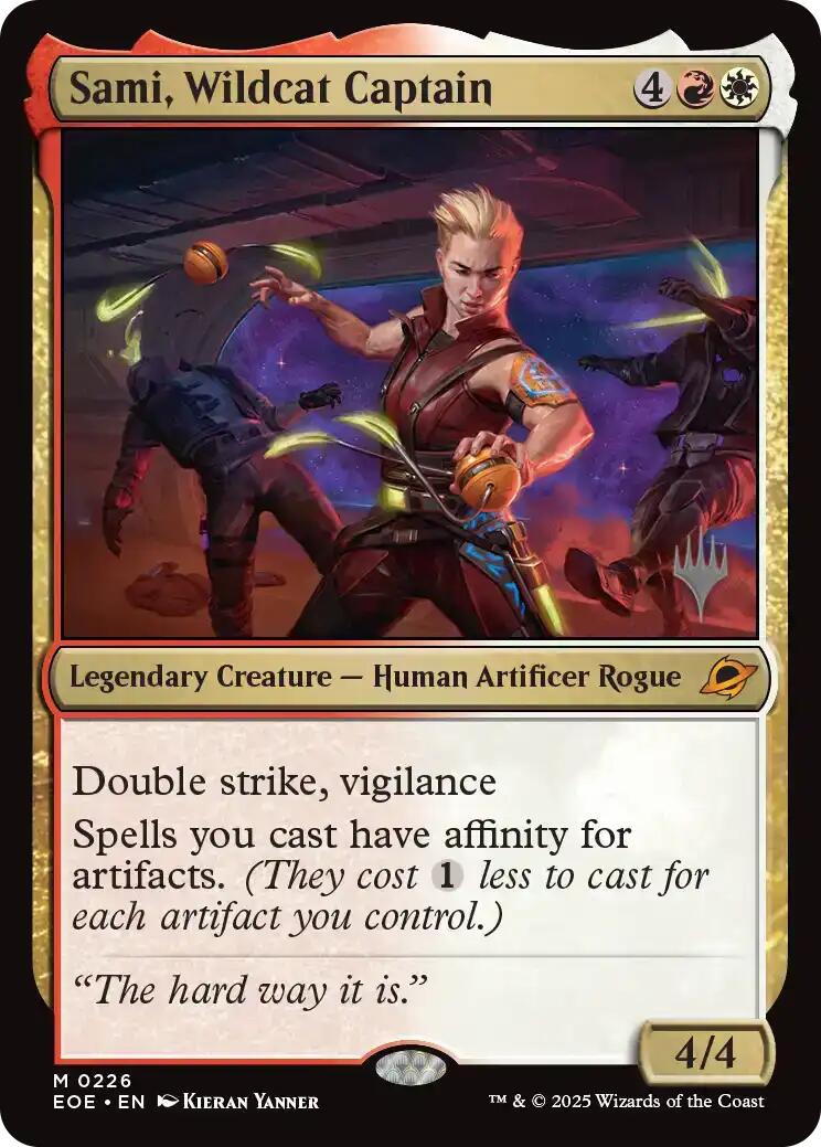 Sami, Wildcat Captain [Edge of Eternities Promo Pack] | Eastridge Sports Cards & Games