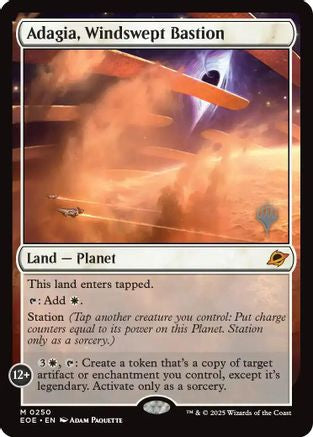 Adagia, Windswept Bastion [Edge of Eternities Promo Pack] | Eastridge Sports Cards & Games