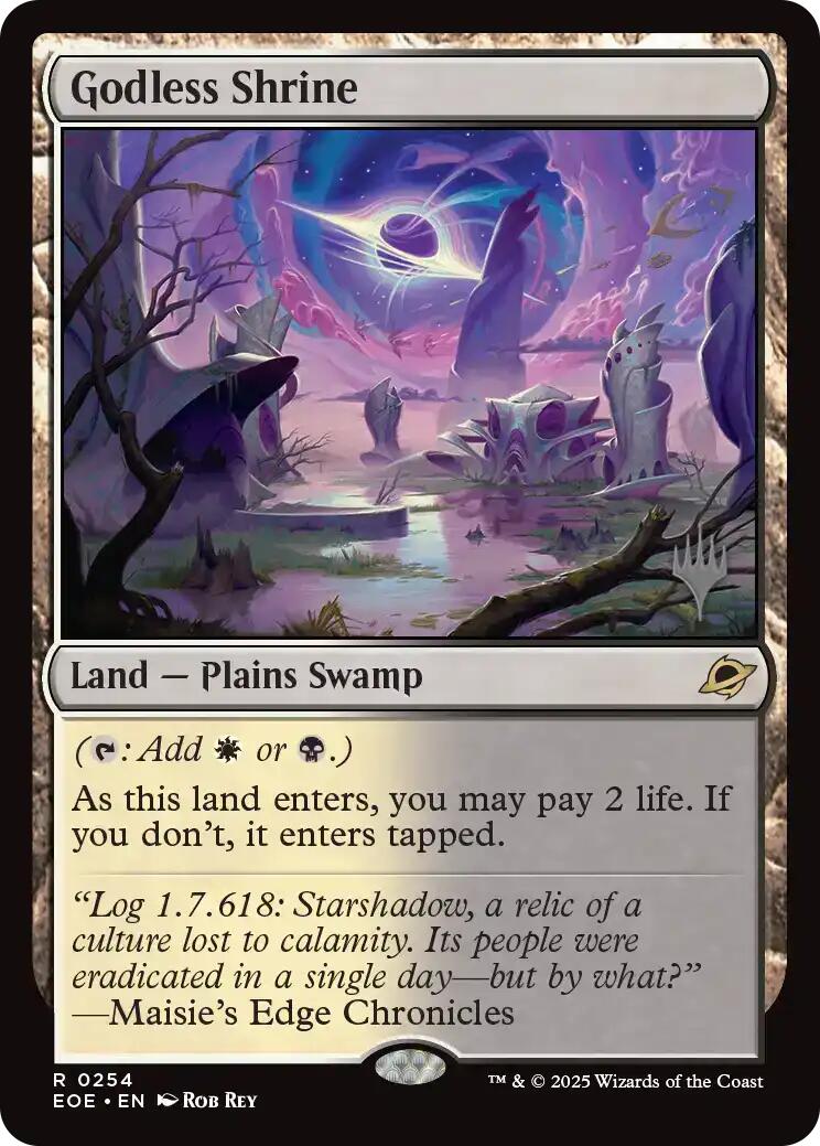 Godless Shrine [Edge of Eternities Promo Pack] | Eastridge Sports Cards & Games