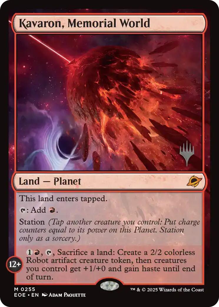 Kavaron, Memorial World [Edge of Eternities Promo Pack] | Eastridge Sports Cards & Games