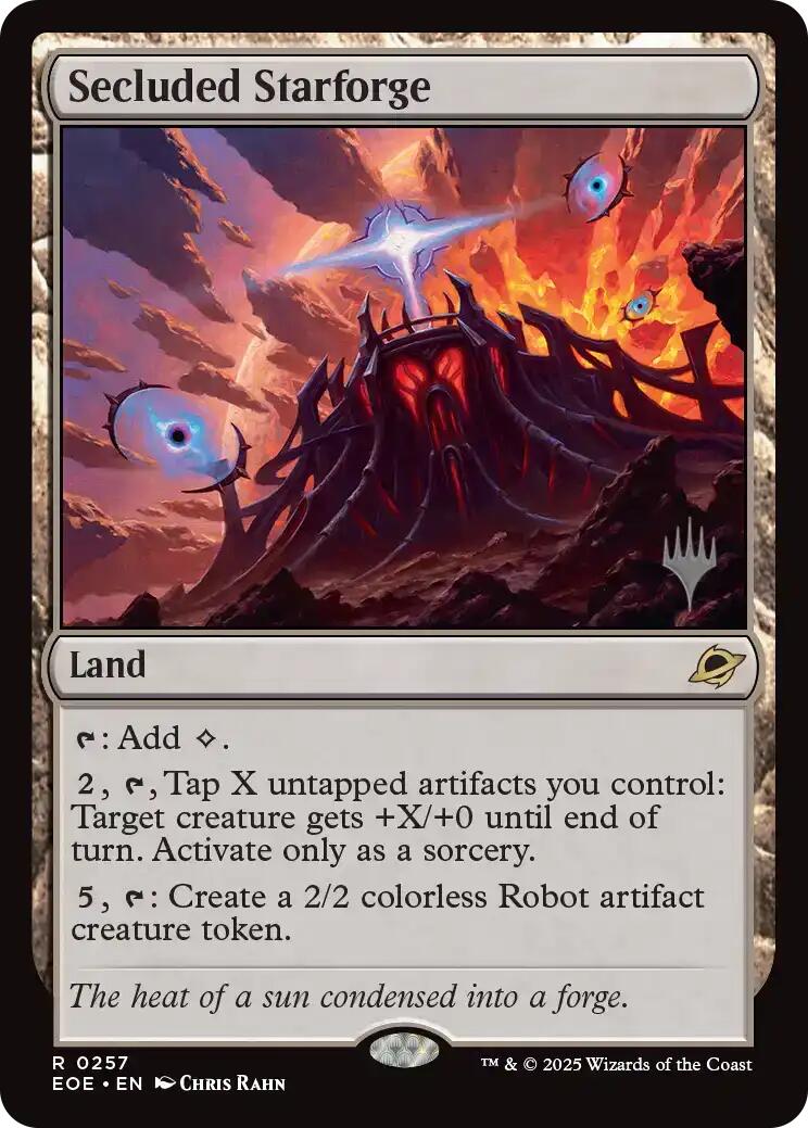 Secluded Starforge [Edge of Eternities Promo Pack] | Eastridge Sports Cards & Games