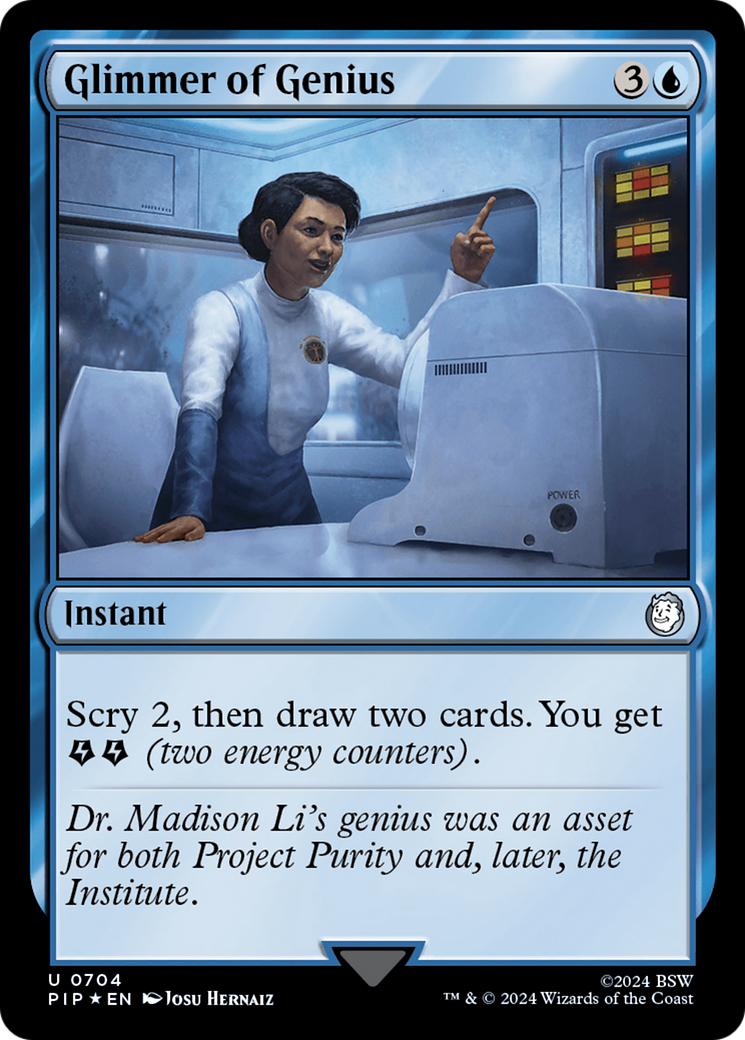Glimmer of Genius (Surge Foil) [Fallout] | Eastridge Sports Cards & Games