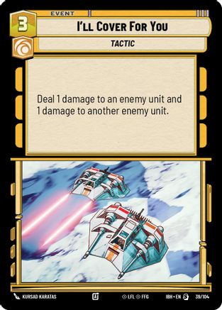 I'll Cover For You (39/104) (39/104) - Intro Battle Hoth