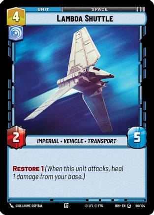 Lambda Shuttle (90/104) (90/104) - Intro Battle Hoth