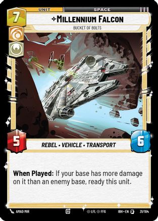 Millennium Falcon - Bucket of Bolts (31/104) - Intro Battle Hoth