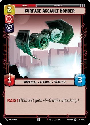 Surface Assault Bomber (93/104) (93/104) - Intro Battle Hoth