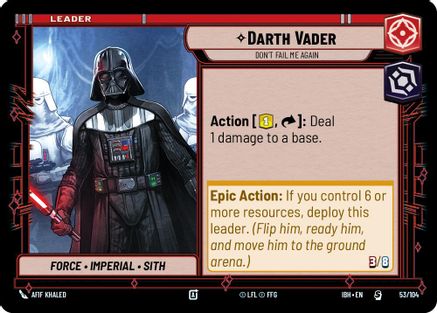 Darth Vader - Don't Fail Me Again (53/104) - Intro Battle Hoth
