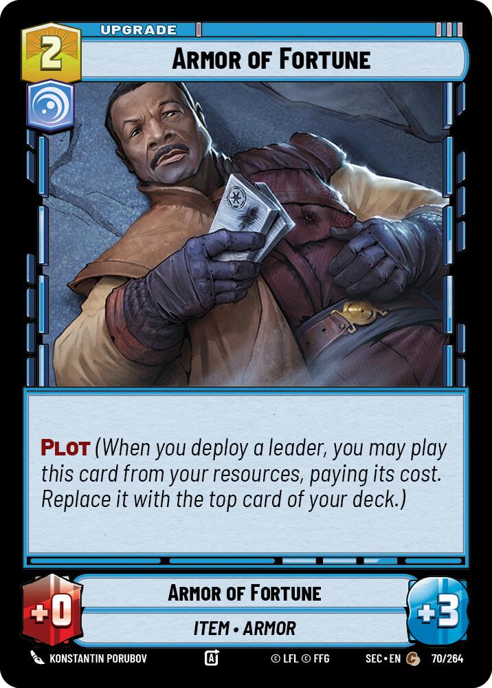 Armor of Fortune (70/264) (70/264) [Secrets of Power] | Eastridge Sports Cards & Games