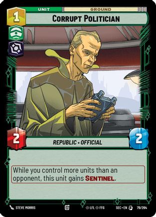 Corrupt Politician (79/264) - Secrets of Power
