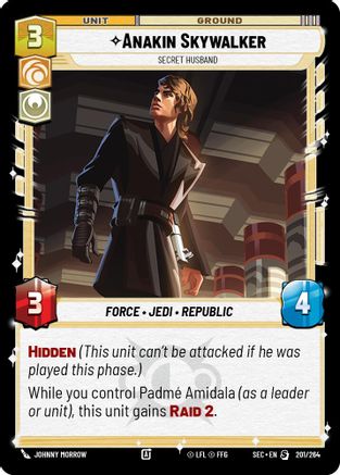 Anakin Skywalker (201/264) - Secret Husband (201/264) [Secrets of Power] | Eastridge Sports Cards & Games