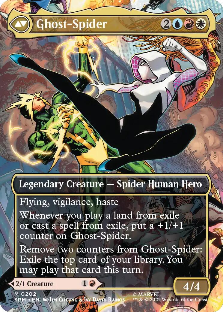 Gwen Stacy (0202) (Borderless) [Marvel's Spider-Man] | Eastridge Sports Cards & Games