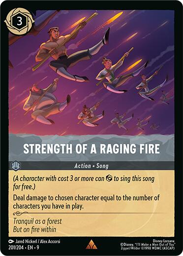 Strength of a Raging Fire (201/204) [Fabled] | Eastridge Sports Cards & Games