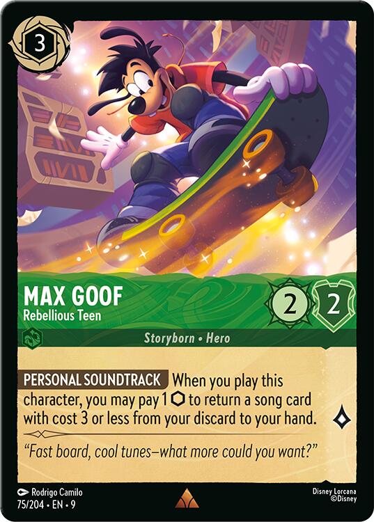 Max Goof - Rebellious Teen (75/204) [Fabled] | Eastridge Sports Cards & Games