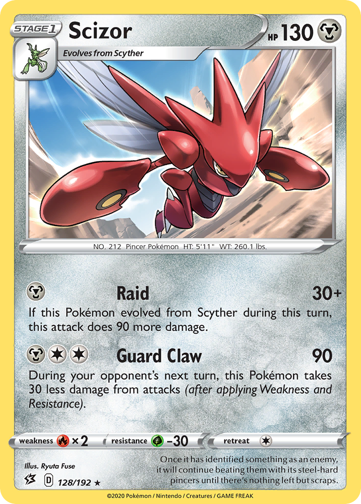 Scizor (128/192) [Sword & Shield: Rebel Clash] | Eastridge Sports Cards & Games