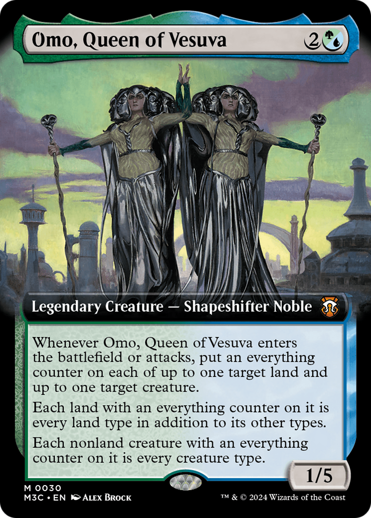 Omo, Queen of Vesuva (Extended Art) [Modern Horizons 3 Commander] | Eastridge Sports Cards & Games