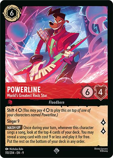 Powerline - World's Greatest Rock Star (110/204) [Fabled] | Eastridge Sports Cards & Games
