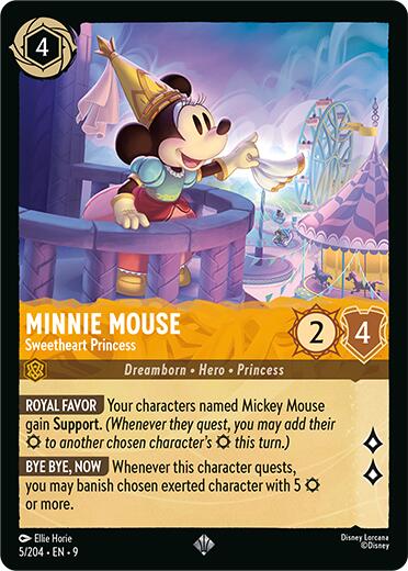 Minnie Mouse - Sweetheart Princess (5/204) [Fabled] | Eastridge Sports Cards & Games