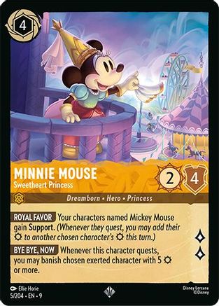 Minnie Mouse - Sweetheart Princess (5/204) [Fabled]