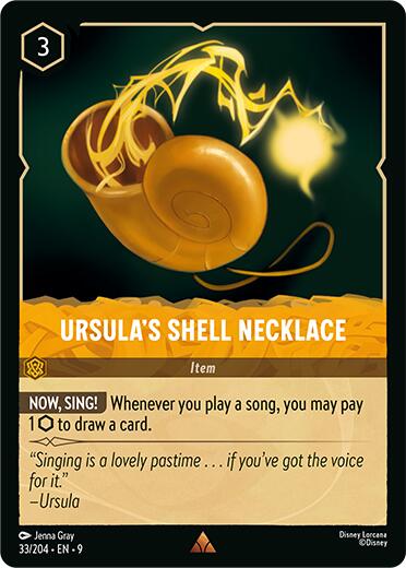 Ursula's Shell Necklace (33/204) [Fabled] | Eastridge Sports Cards & Games