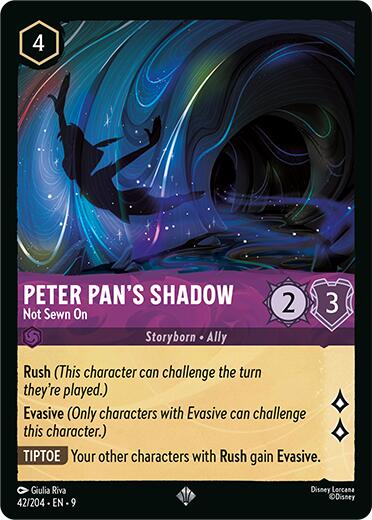 Peter Pan's Shadow - Not Sewn On (42/204) [Fabled] | Eastridge Sports Cards & Games