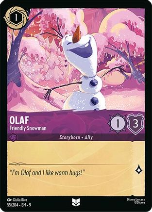 Olaf - Friendly Snowman (55/204) [Fabled]