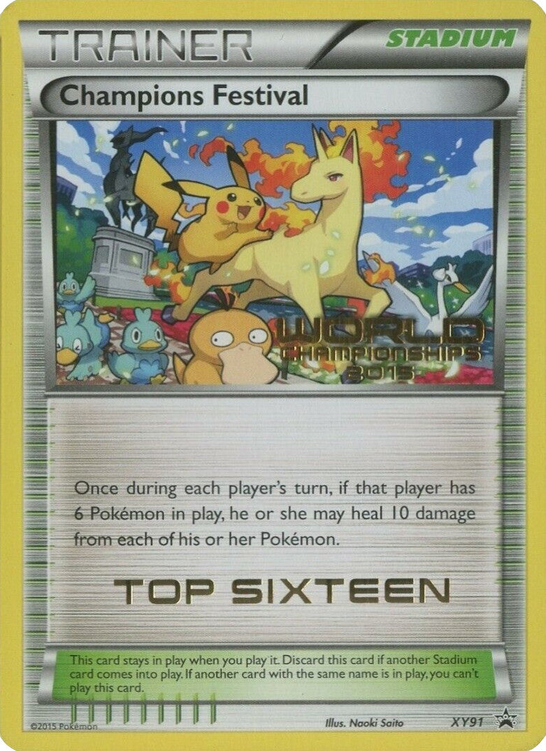 Champions Festival (XY91) (2015 Top Sixteen) [XY: Black Star Promos] | Eastridge Sports Cards & Games