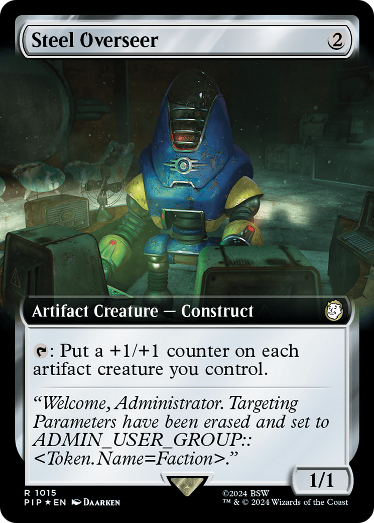 Steel Overseer (Extended Art) (Surge Foil) [Fallout] | Eastridge Sports Cards & Games