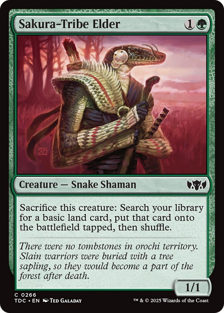 Sakura-Tribe Elder [Tarkir: Dragonstorm Commander] | Eastridge Sports Cards & Games