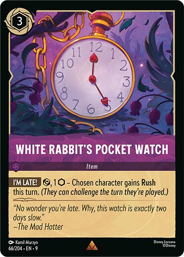 White Rabbit's Pocket Watch (66/204) [Fabled] | Eastridge Sports Cards & Games