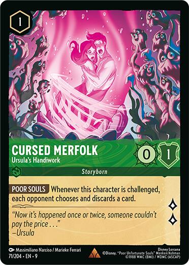 Cursed Merfolk - Ursula's Handiwork (71/204) [Fabled] | Eastridge Sports Cards & Games