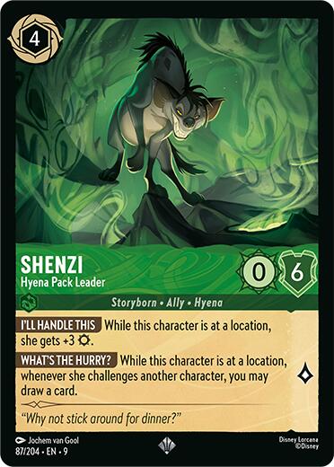 Shenzi - Hyena Pack Leader (87/204) [Fabled] | Eastridge Sports Cards & Games