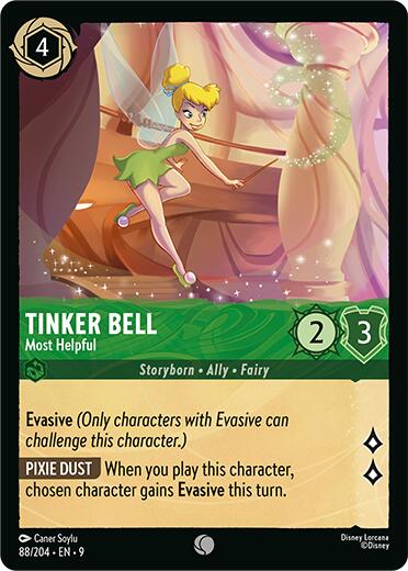 Tinker Bell - Most Helpful (88/204) [Fabled] | Eastridge Sports Cards & Games