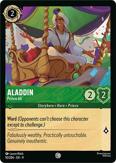 Aladdin - Prince Ali (92/204) [Fabled] | Eastridge Sports Cards & Games