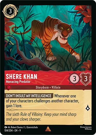 Shere Khan - Menacing Predator (104/204) [Fabled] | Eastridge Sports Cards & Games