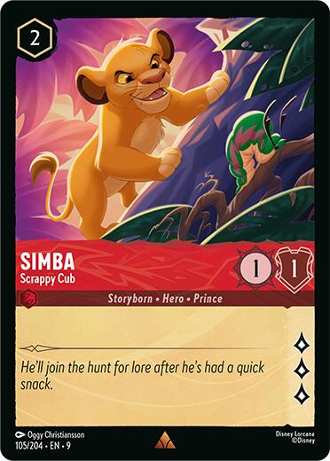 Simba - Scrappy Cub (105/204) [Fabled] | Eastridge Sports Cards & Games