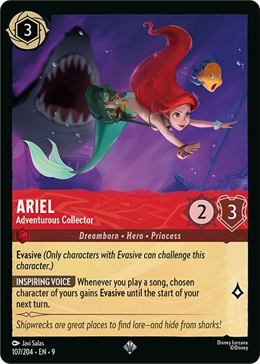 Ariel - Adventurous Collector (107/204) [Fabled] | Eastridge Sports Cards & Games