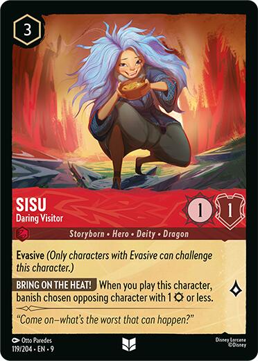 Sisu - Daring Visitor (119/204) [Fabled] | Eastridge Sports Cards & Games