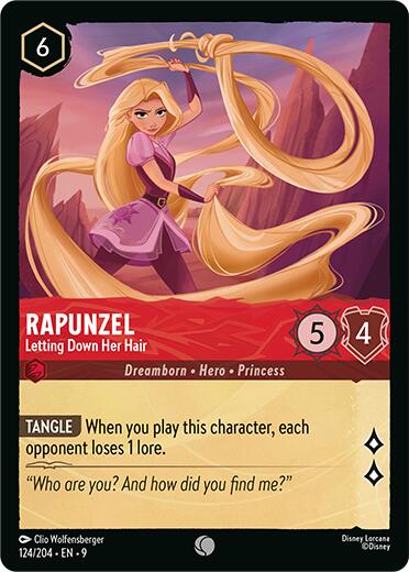 Rapunzel - Letting Down Her Hair (124/204) [Fabled] | Eastridge Sports Cards & Games