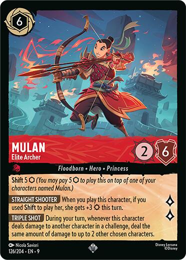 Mulan - Elite Archer (126/204) [Fabled] | Eastridge Sports Cards & Games