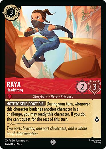 Raya - Headstrong (127/204) [Fabled] | Eastridge Sports Cards & Games
