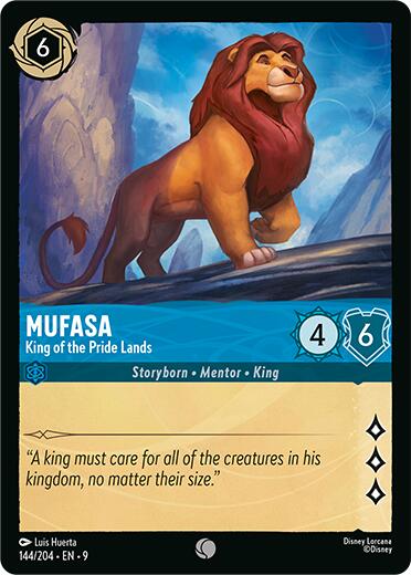 Mufasa - King of the Pride Lands (144/204) [Fabled] | Eastridge Sports Cards & Games