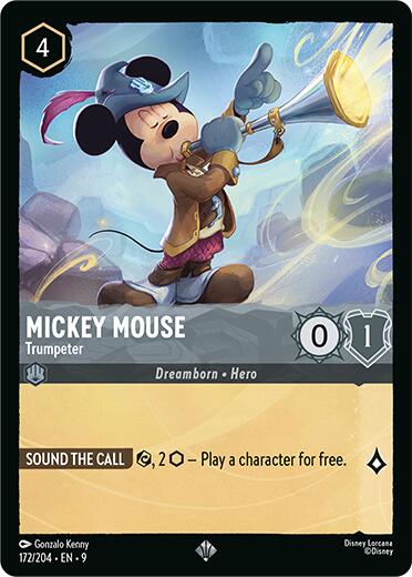 Mickey Mouse - Trumpeter (172/204) [Fabled] | Eastridge Sports Cards & Games