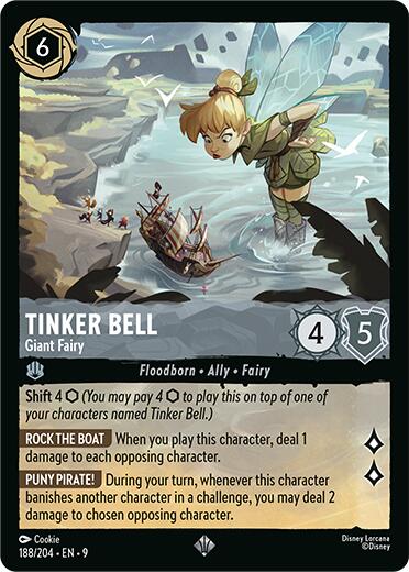 Tinker Bell - Giant Fairy (188/204) [Fabled] | Eastridge Sports Cards & Games