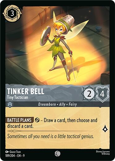 Tinker Bell - Tiny Tactician (189/204) [Fabled] | Eastridge Sports Cards & Games